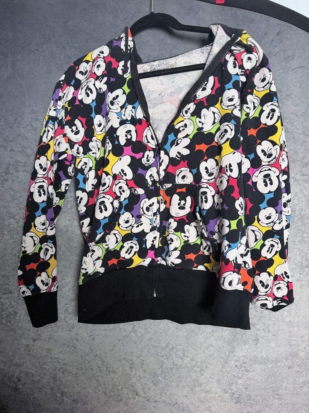 Disneyland Paris Zip Up Hoodie/ Size Large